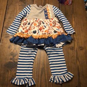 Dash Of Glitter Toddler Girl Medium (3T) Autumn Set